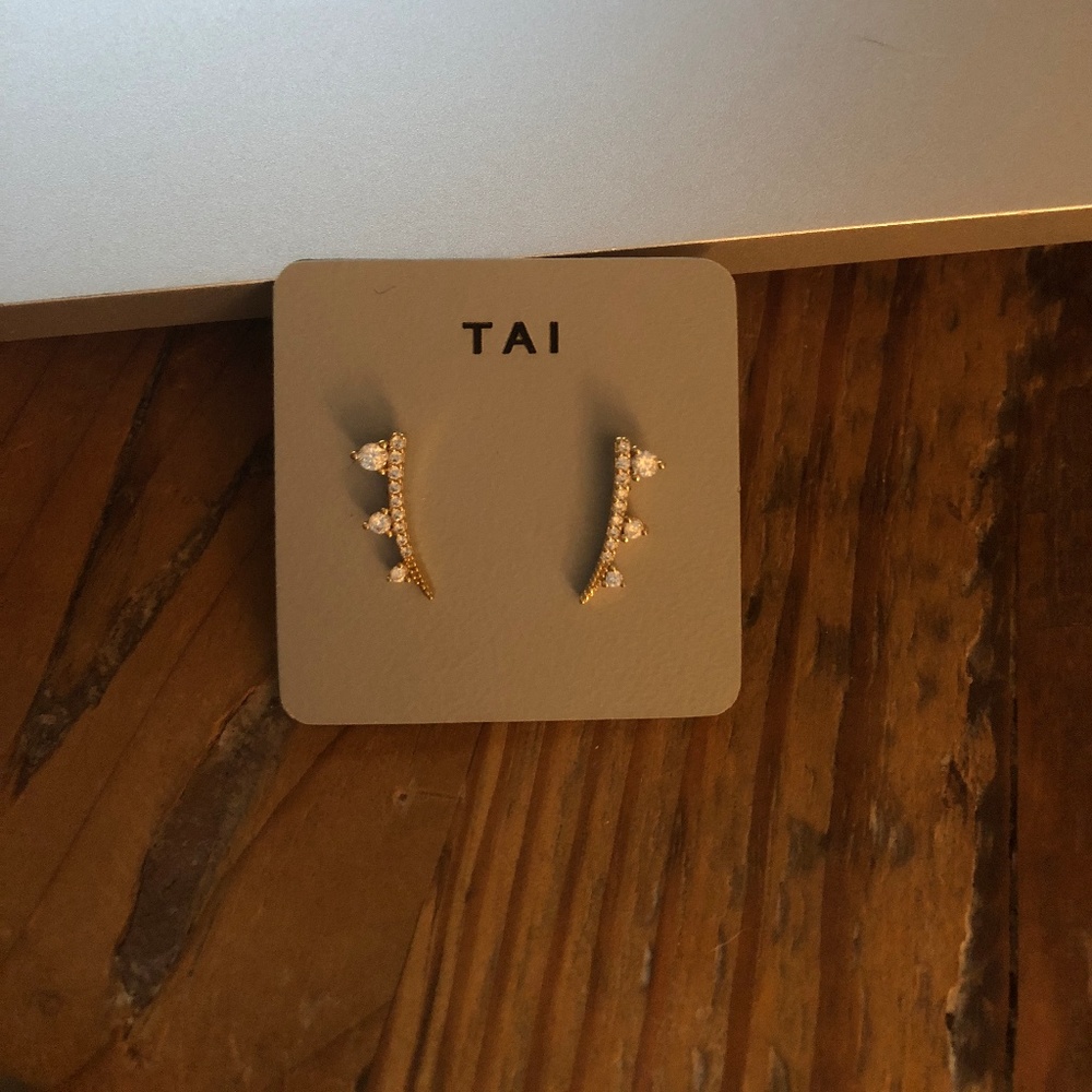 Tai Stud Diamond Earrings
